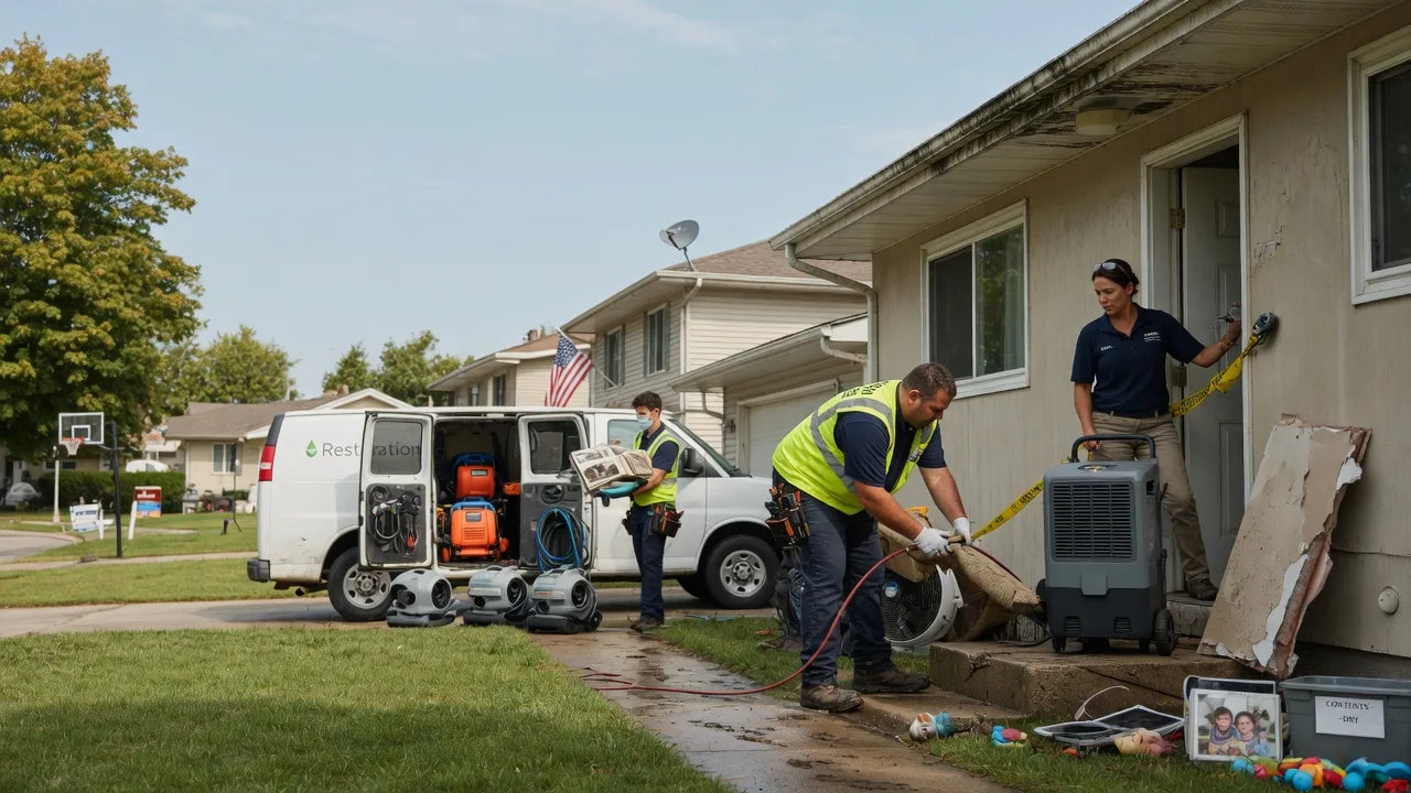 Water Damage Restoration in Tower Hill, IL near me